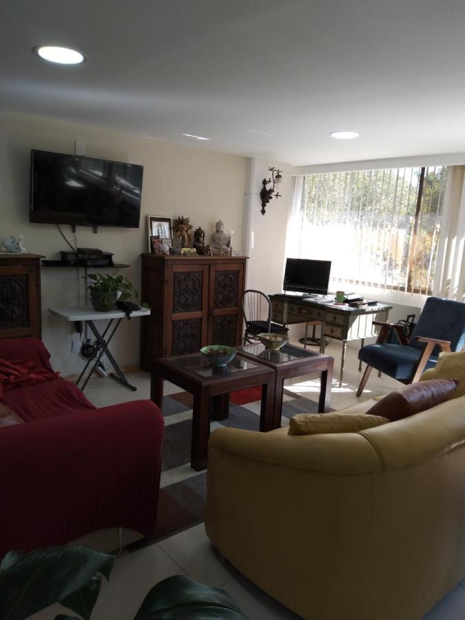 Charming Sunny Bedroom Overlooking Beautiful Amsterdam Avenue In Best Condesa Area 墨西哥城 外观 照片